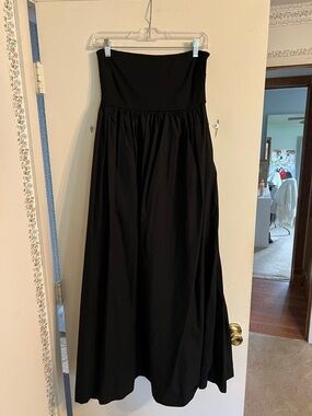 Black Strapless Maxi Dress